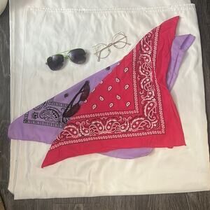 Festival Bundle Sun Glasses Bandannas Bikercore Retrogirl Glam Rocker Barbie